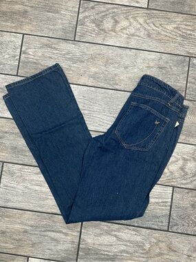 Selena Gomez Dream Out Loud Juniors Dark Wash Straight Leg Jeans With Distressed